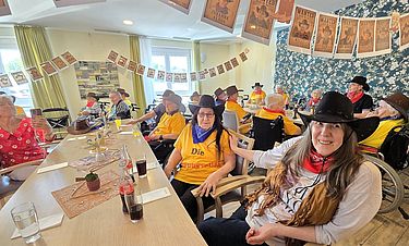 Wilder Westen in Eschenburg: Das Sommerfest im Kursana Domizil war eine fröhliche Motto-party. 