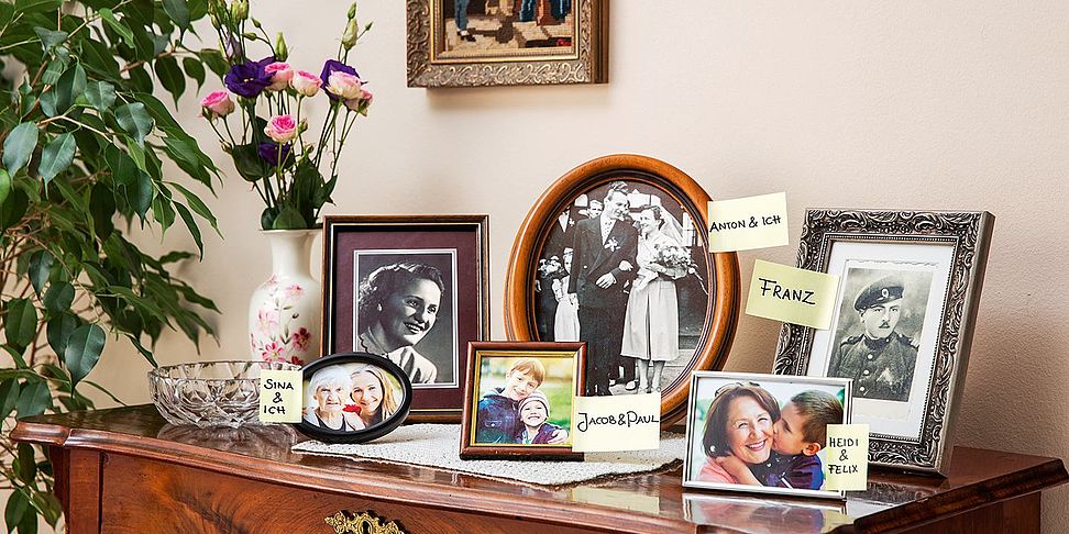 Im Pflegeheim Frankfurt sind Erinnerungsstuecke sehr wichtig für Demenzpatienten