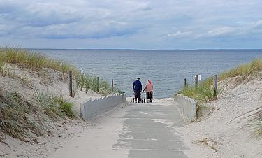Inge Thimm und Norbert Holland-Moritz empfanden den Ausflug ans Meer als Balsam für die Seele. 

