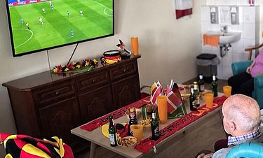 Nach einem spannenden Turnierauftakt freuen sich die Bewohner auf weitere schöne Spiele. 