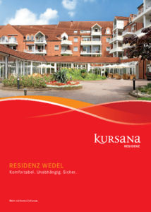 Kursana Residenz Broschüre Wedel