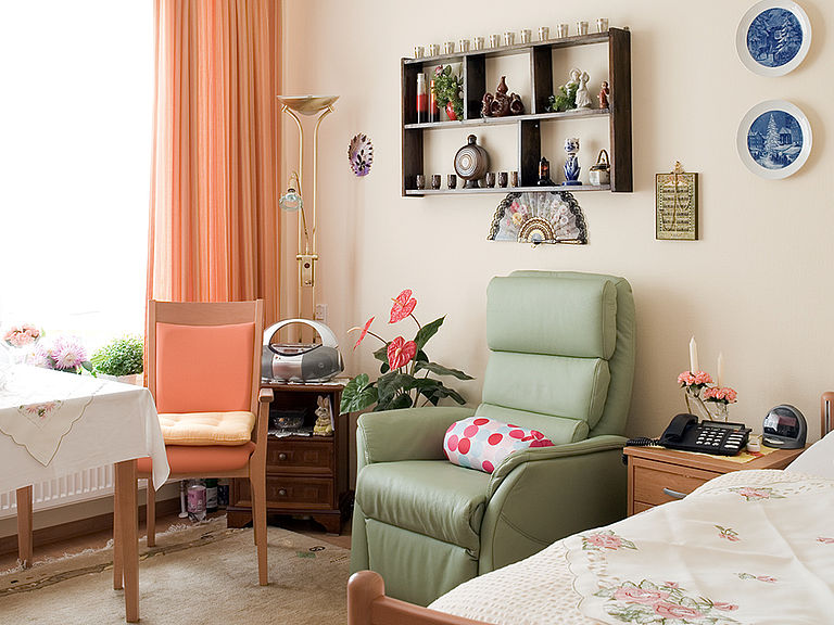 Pflegeheim Markkleeberg - Ihr schönes Zimmer im neuen Zuhause