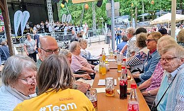 Die Bewohnenden hatten sichtlich Spaß.