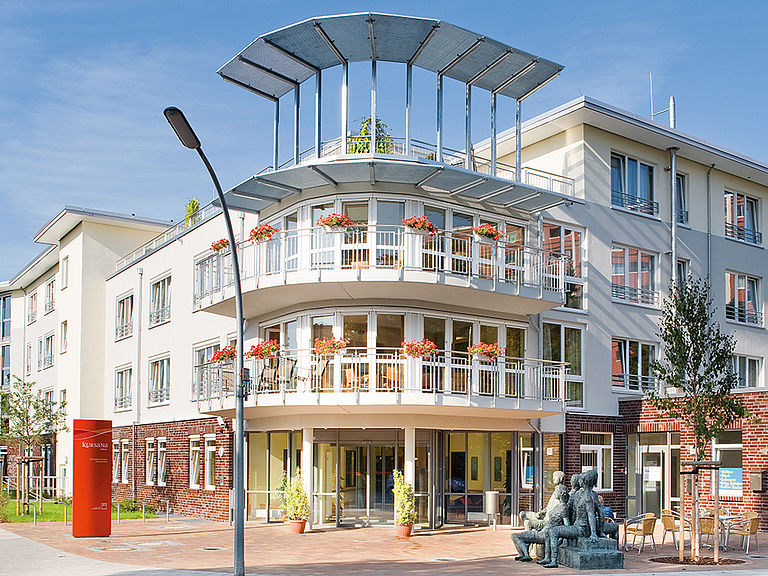 Das Pflegeheim Hamburg-Billstedt in der Frontalansicht