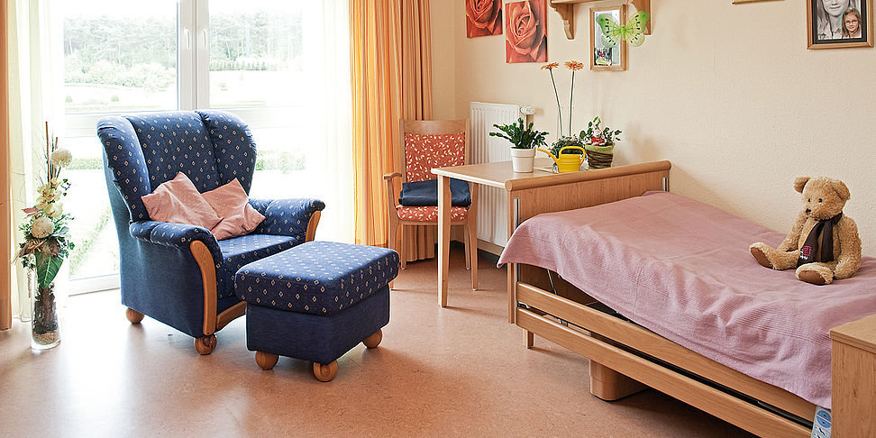 Pflegeheim Lingen - Ihr schönes Zimmer im neuen Zuhause