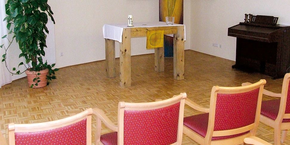 Der Andachtsraum im Pflegeheim Aalen