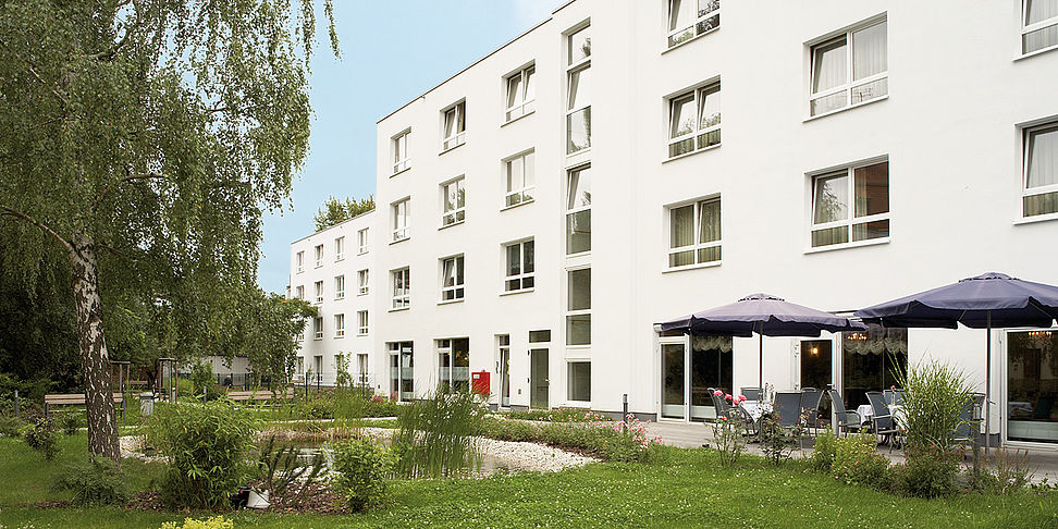 Das Pflegeheim Zwickau in der Frontalansicht