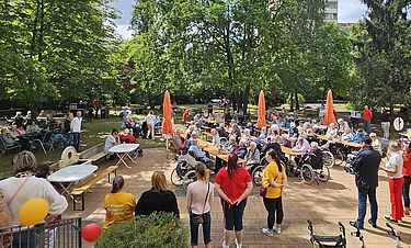 Da wollte jeder gern dabei sein: Sommerfest und Tag der Offenen Tür im Kursana Domizil Marzahn