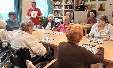 Beim Bingo herrscht stets eine ausgelassene Stimmung.