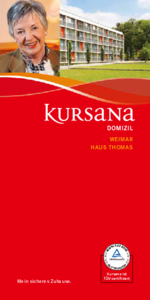 Flyer Kursana Domizil Weimar